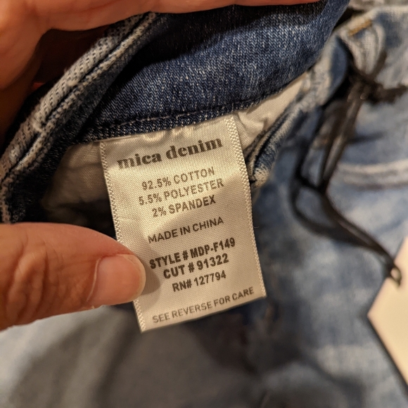 Blue Flared Cropped Women Jeans - Picture 8 of 8